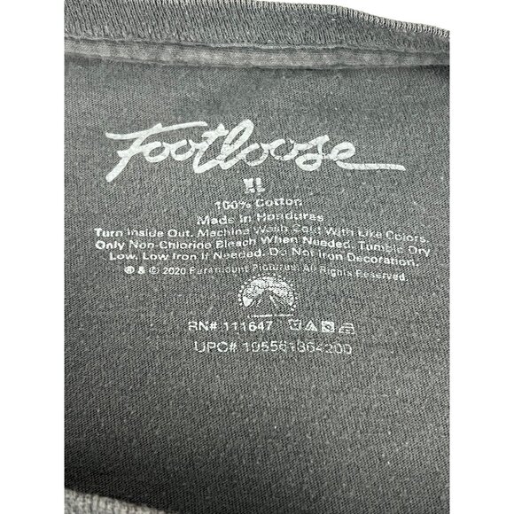 Footloose Graphic T-Shirt Gray Cotton Relaxed Fit Unisex Movie Merch XL Oversize - Picture 3 of 12